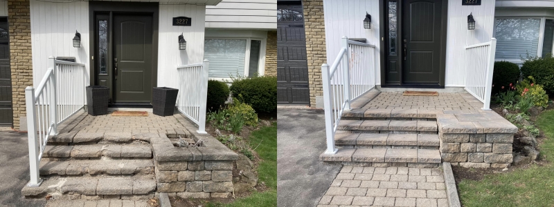Front entrance restoration
